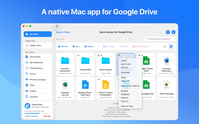 Quick Access for Google Drive Screenshot 4 of 10