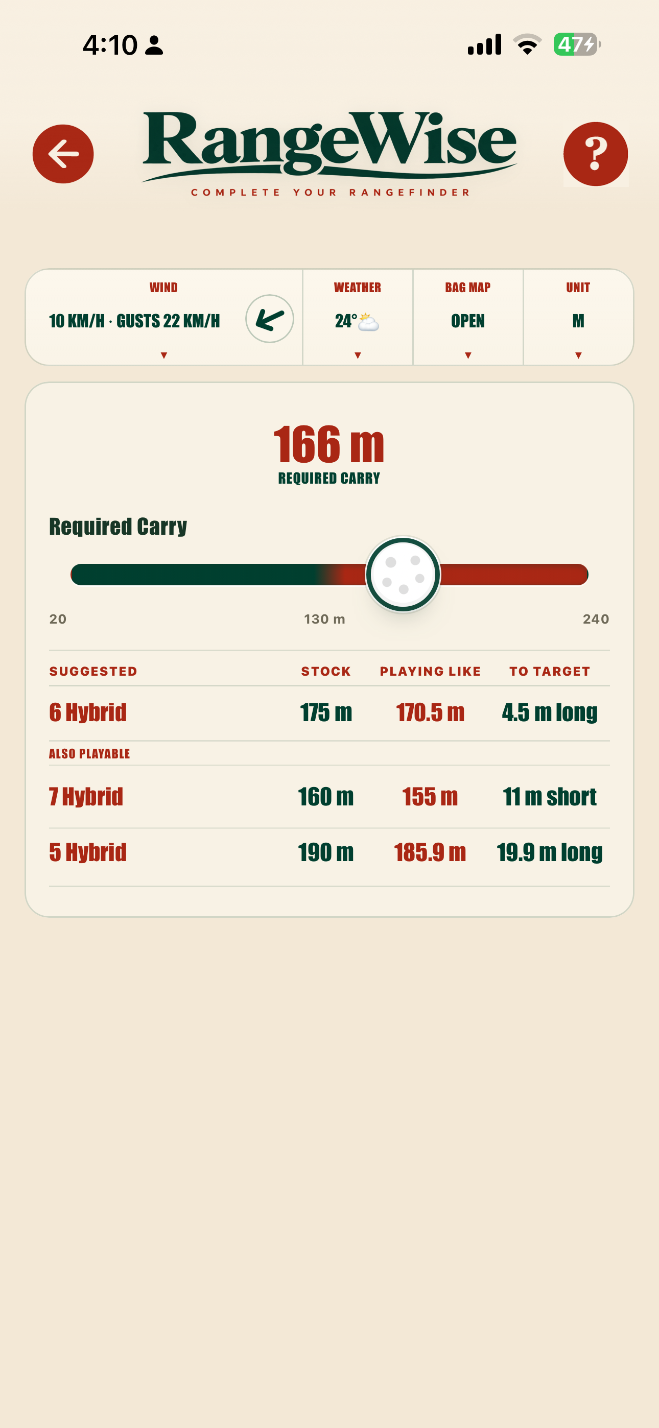 RangeWise screenshot 5