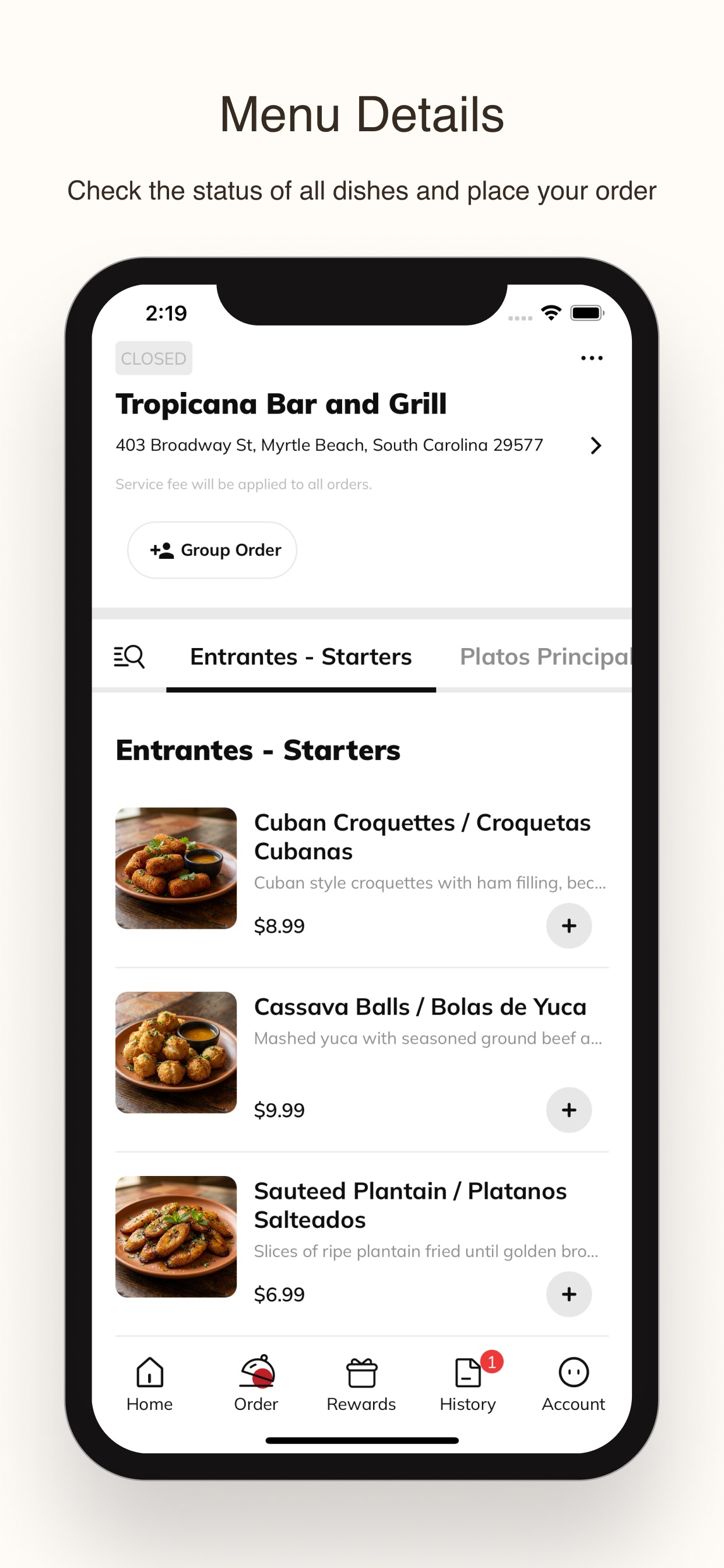 Screenshot 2 of Tropicana Bar and Grill