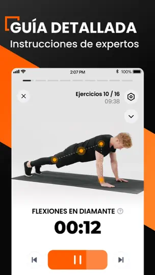 Captura de pantalla de Entrenamiento En Casa en iPhone 5