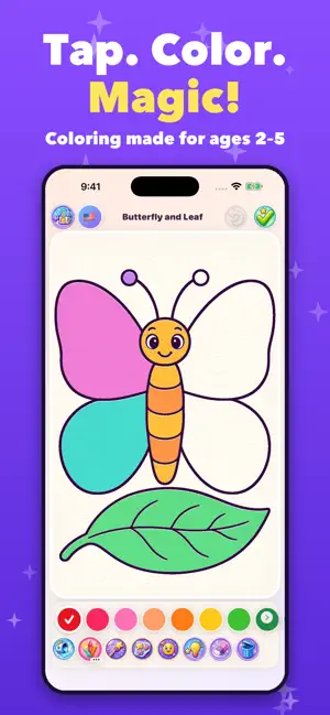 Magical Colors: Kids Coloring screenshot 1