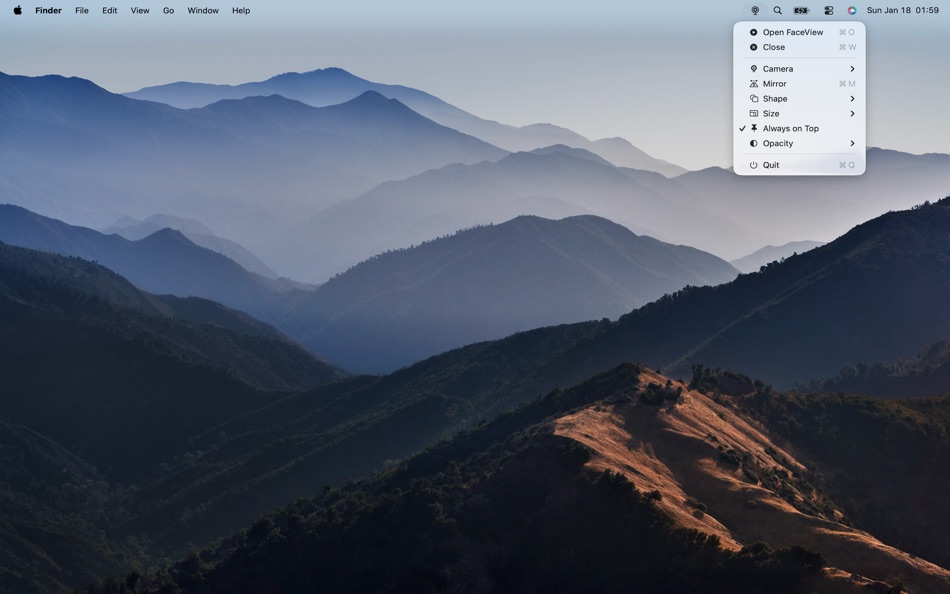 #1. FaceView Preview (macOS) Ved: Emir Yalcinkaya