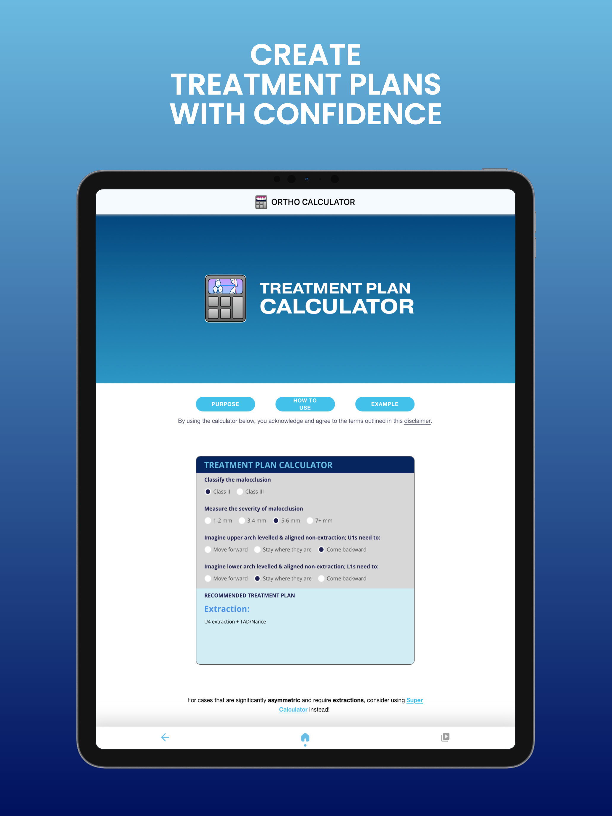 Ortho Calculator