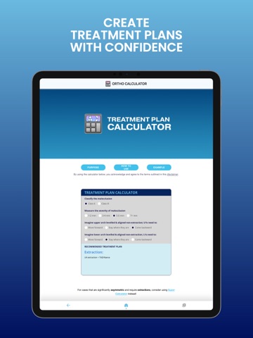 Ortho Calculator iPad screenshot