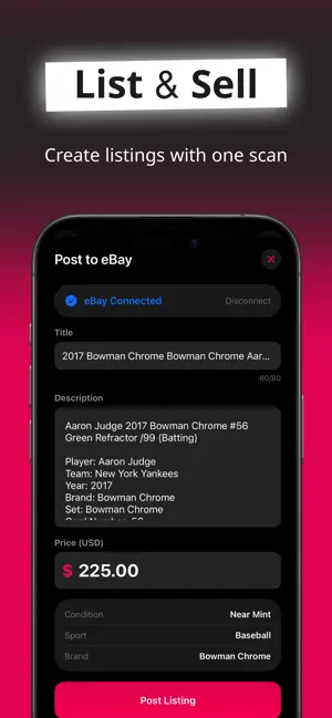 Sports Card Scanner: ScoutCard screenshot 3