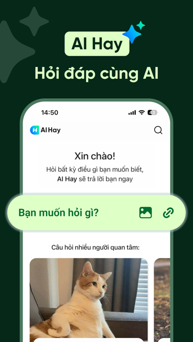 Screenshot #1 pour AI Hay - Hỏi đáp cùng AI