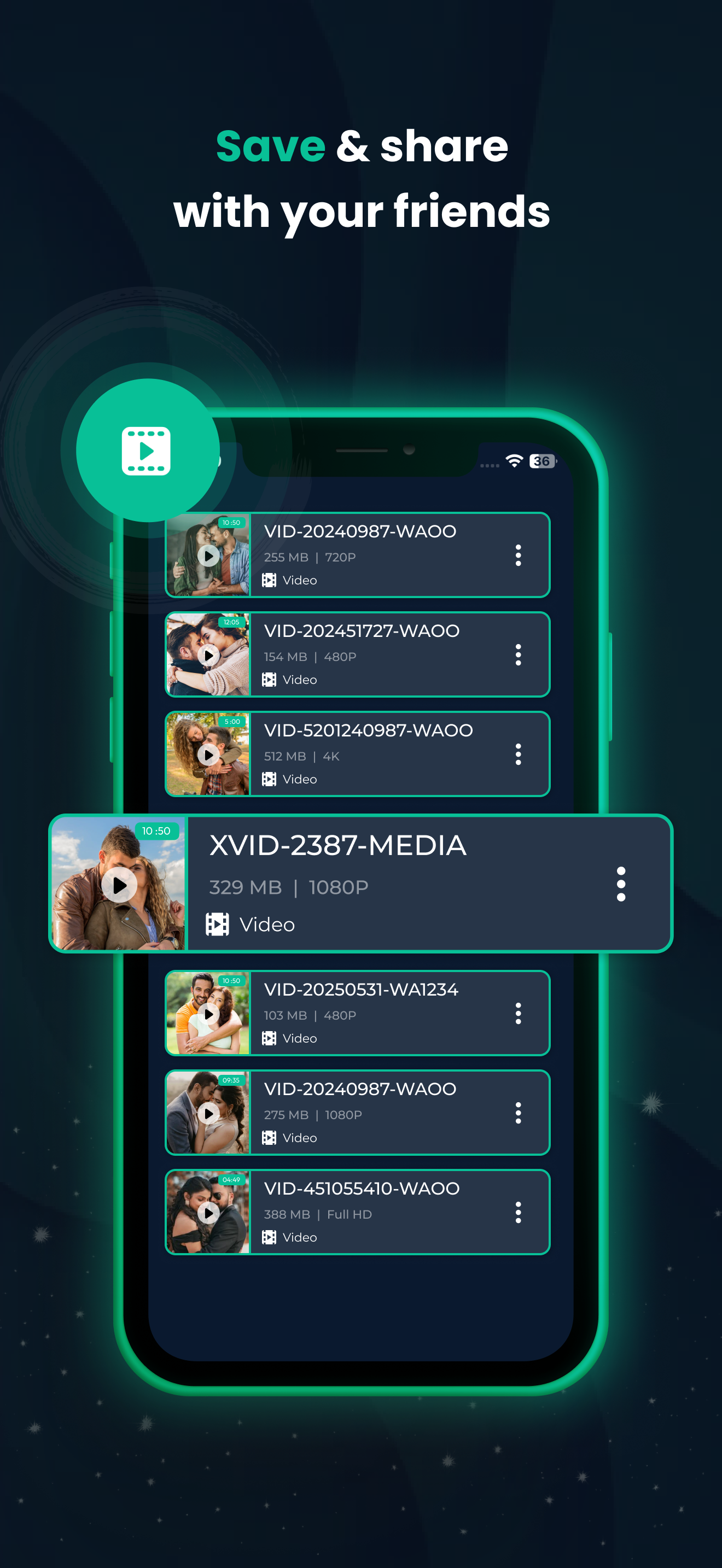 X Video Downloader - HD Player