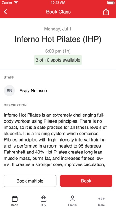 Hot Yoga Ann Arbor Screenshot