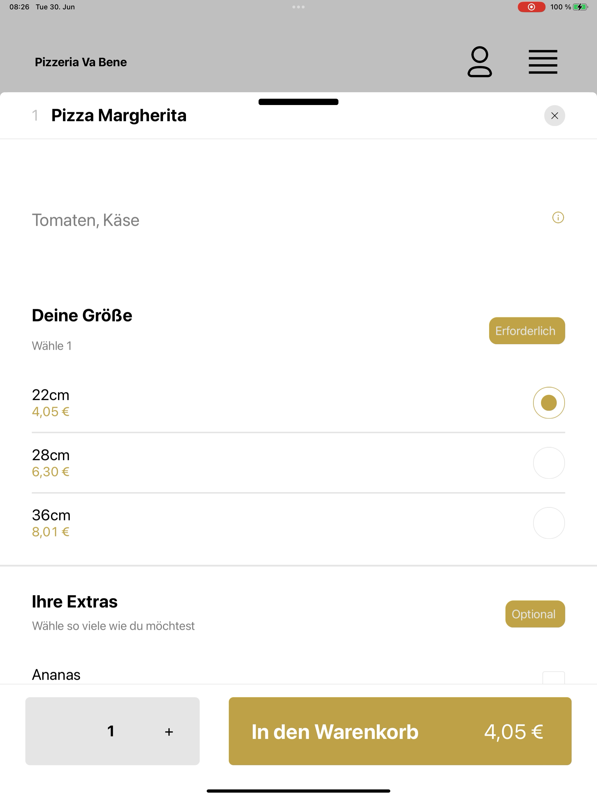 Pizzeria Va Bene screenshot 10