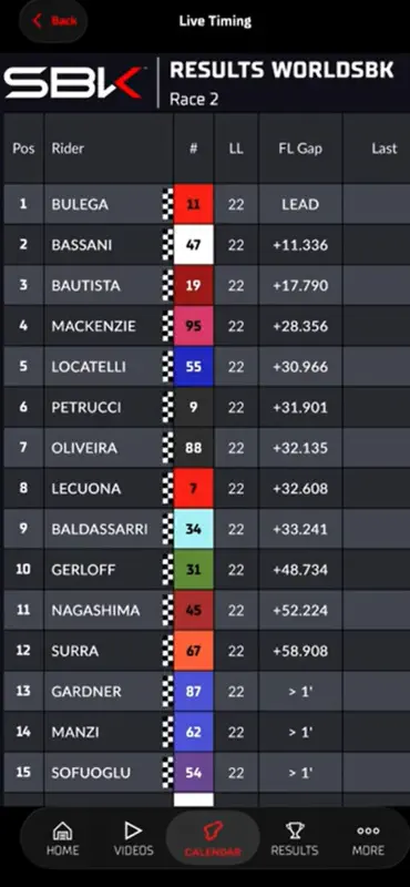 WorldSBK screenshot 5 of 7