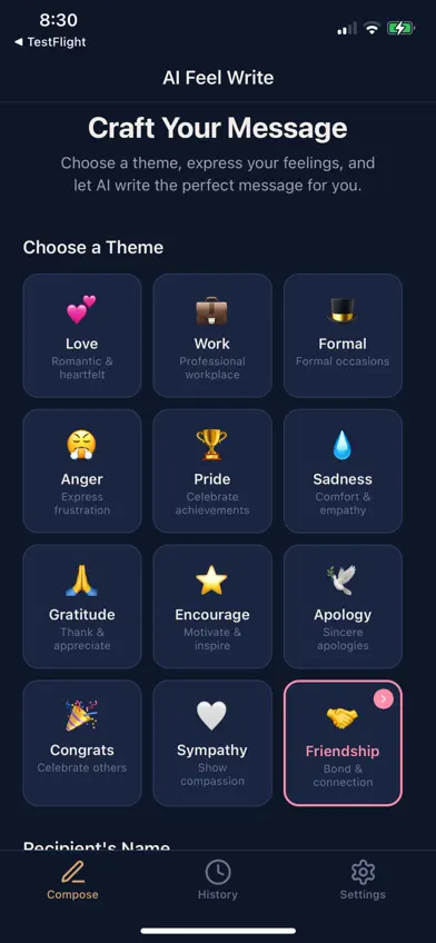 AI Feel Write screenshot 1