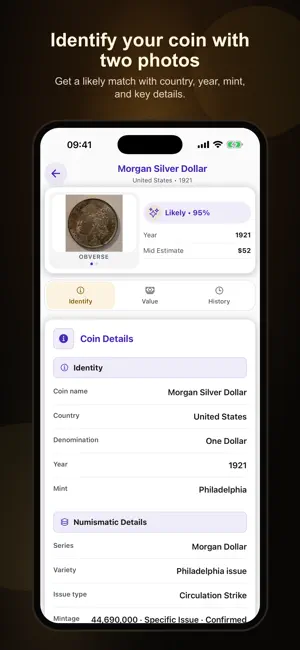 CoinLens: AI Coin Scanner screenshot 1
