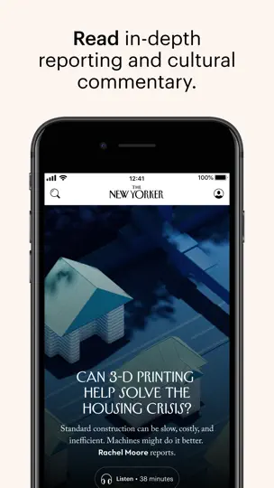 Скриншот The New Yorker на iPhone 2