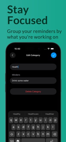 Minder: Random Reminders Screenshot 5 of 6