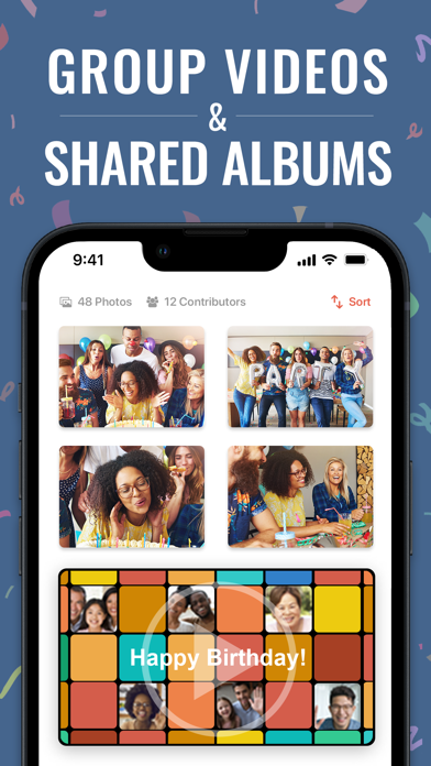 Memento: Group Videos & Albums Screenshot