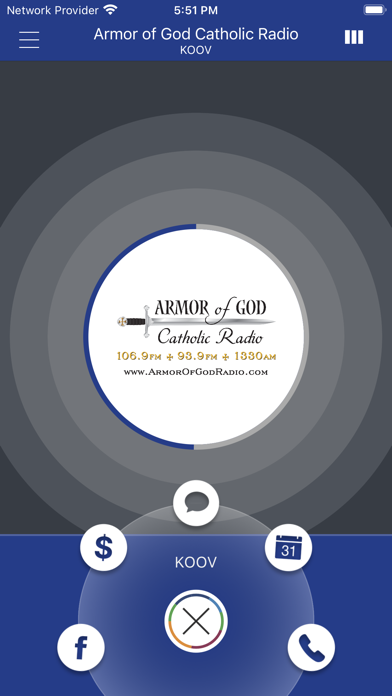 Armor of God Catholic Radio Screenshot
