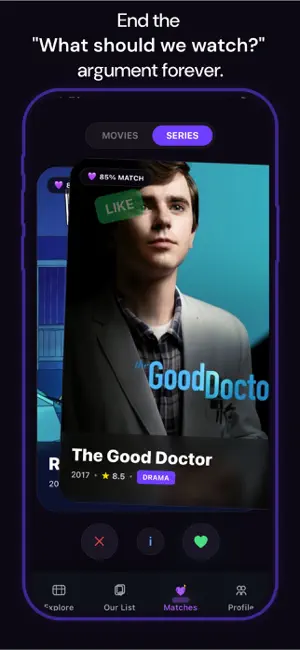 CineDuo: Movie Night Together screenshot 1