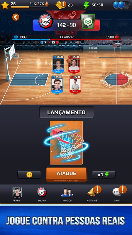 Basketball Rivals: Showdown screenshot 2