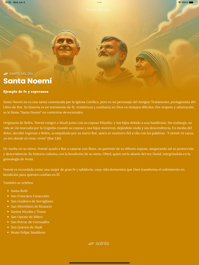 ‎ePrex: Liturgia Horas - Saints Screenshot
