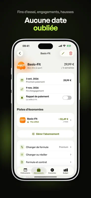 Spook : Gérer ses abonnements screenshot 6 of 10