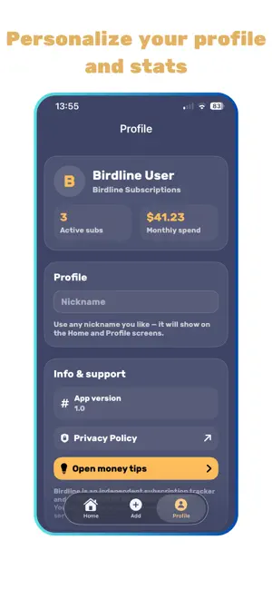 Birdline Subscriptions screenshot 3