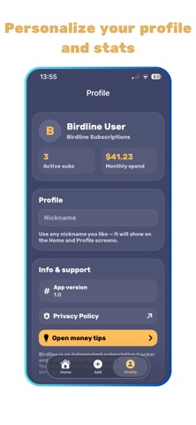 Birdline Subscriptions Screenshot 3 of 4