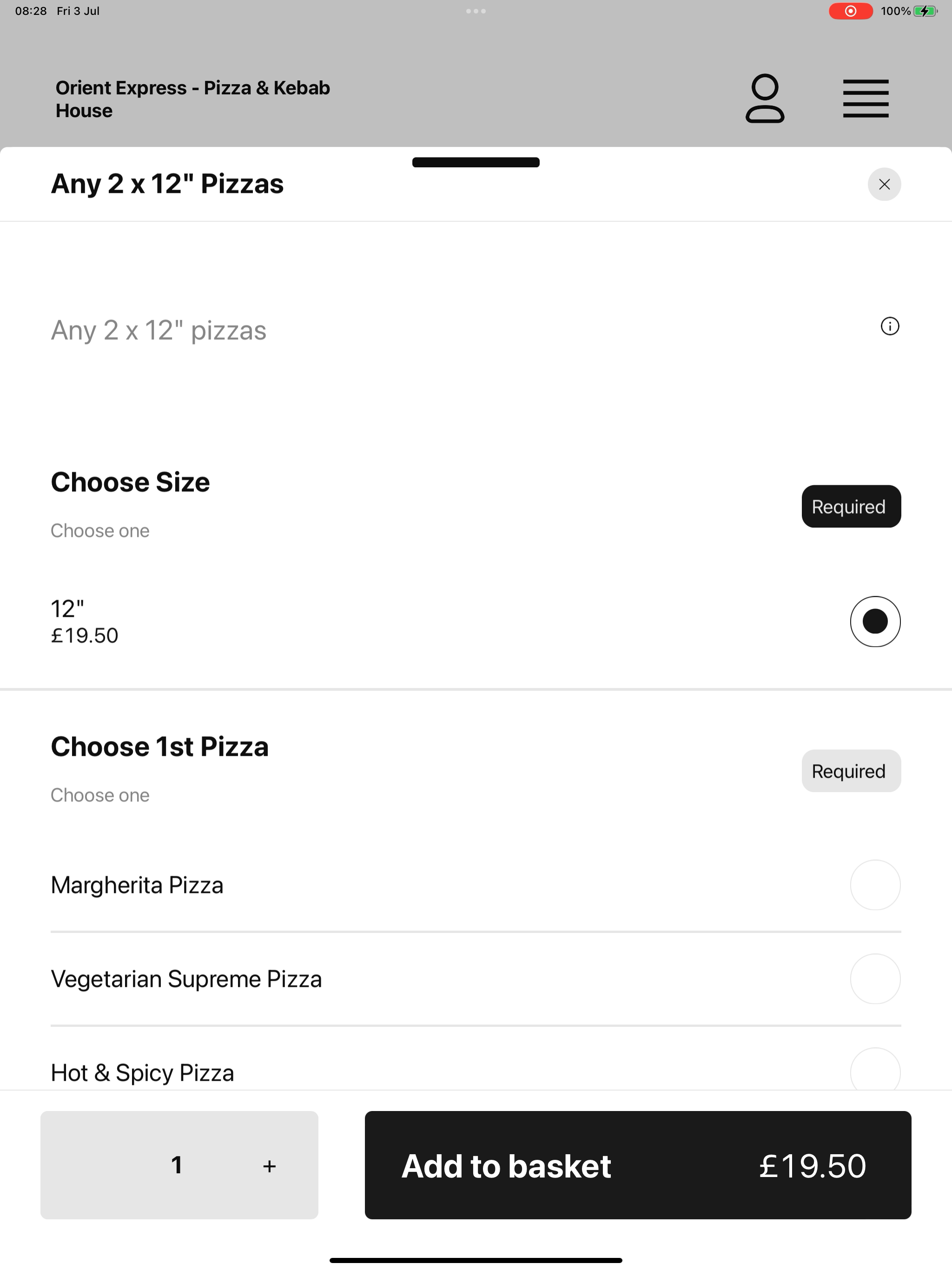 Orient Express - Pizza & Kebab screenshot 9