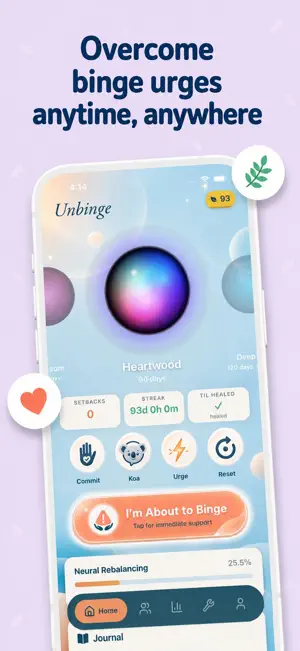 Unbinge: Binge Eating Recovery screenshot 2