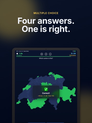 Guess the Swiss Canton iPad screenshot