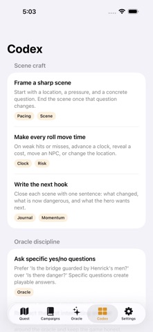 Solo Quest: RPG Journal iPhone screenshot