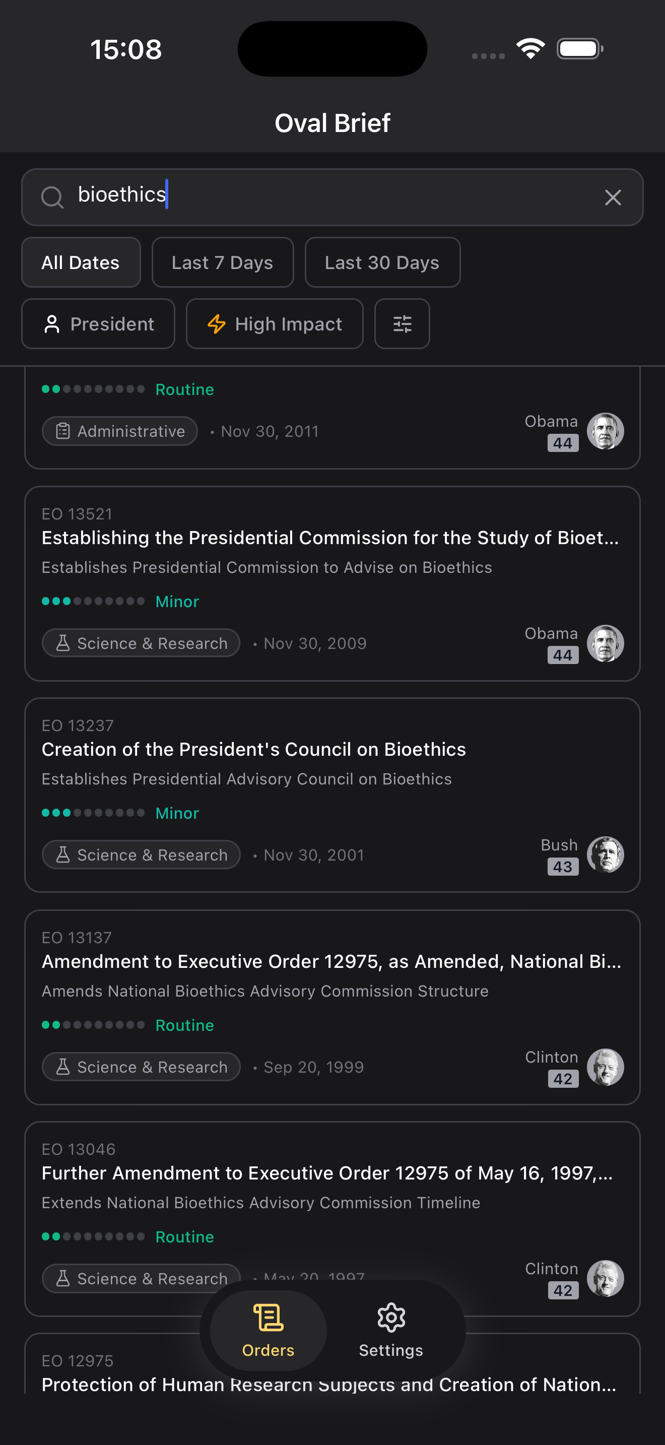 Oval Brief screenshot 6