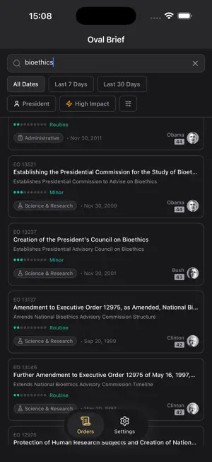 Oval Brief screenshot 4