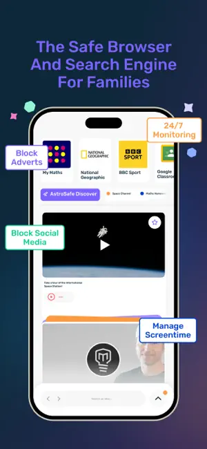 AstroSafe safe family browser screenshot 1