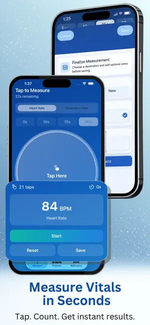 TapVitals: Blood Pressure log screenshot 1