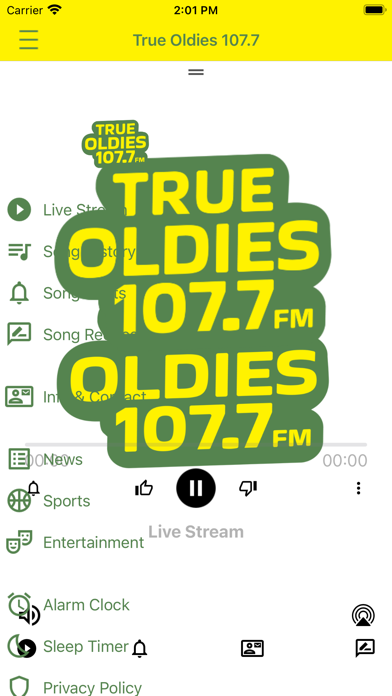 True Oldies 107.7 app screenshot 2