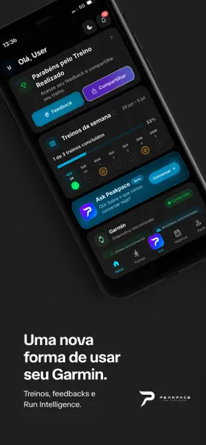 Peakpace iPhone screenshot 1
