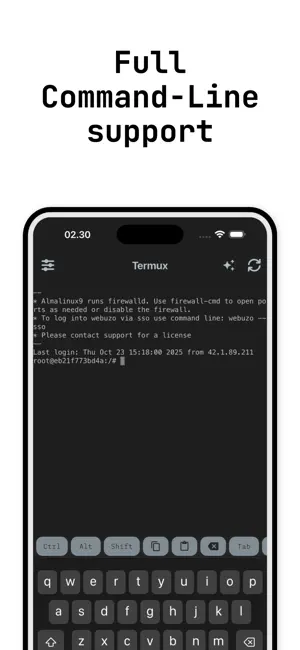 Termux - iPhone screenshot 4