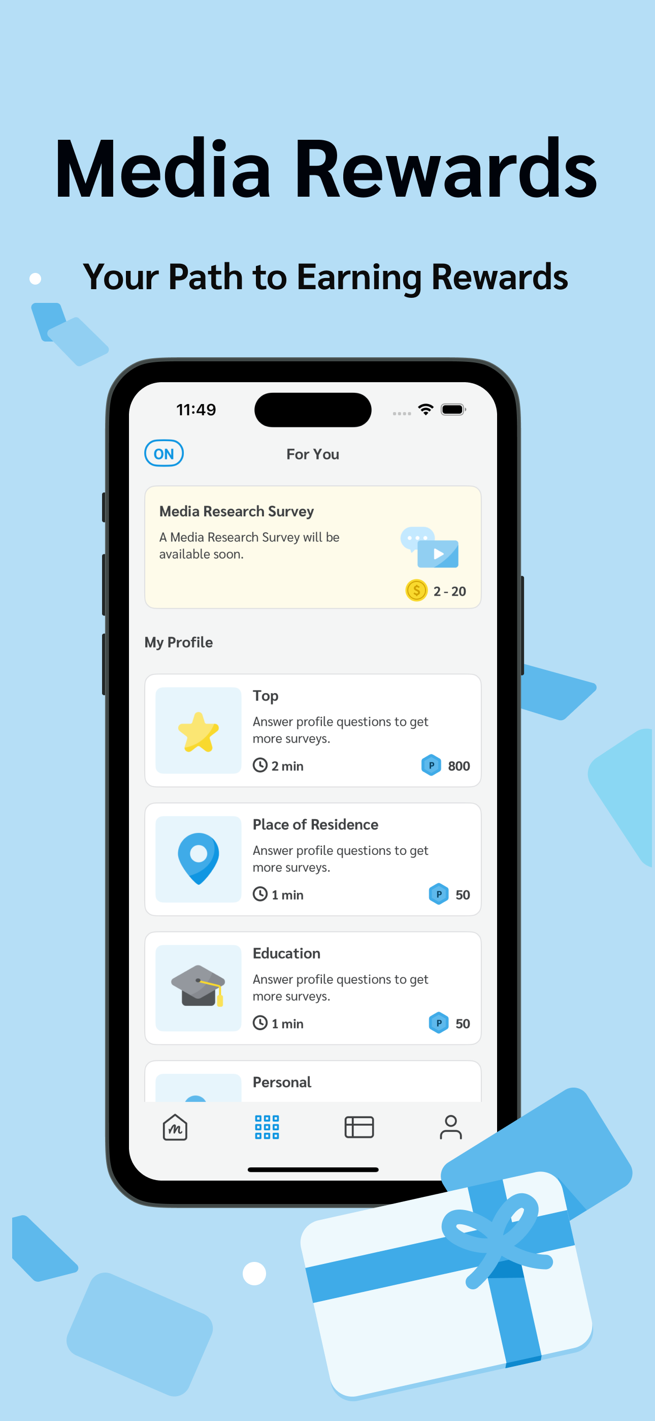Media Rewards: Earn Rewards