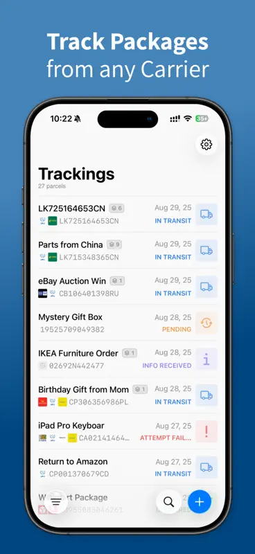 Australia Post Parcel Tracker screenshot 5 of 7