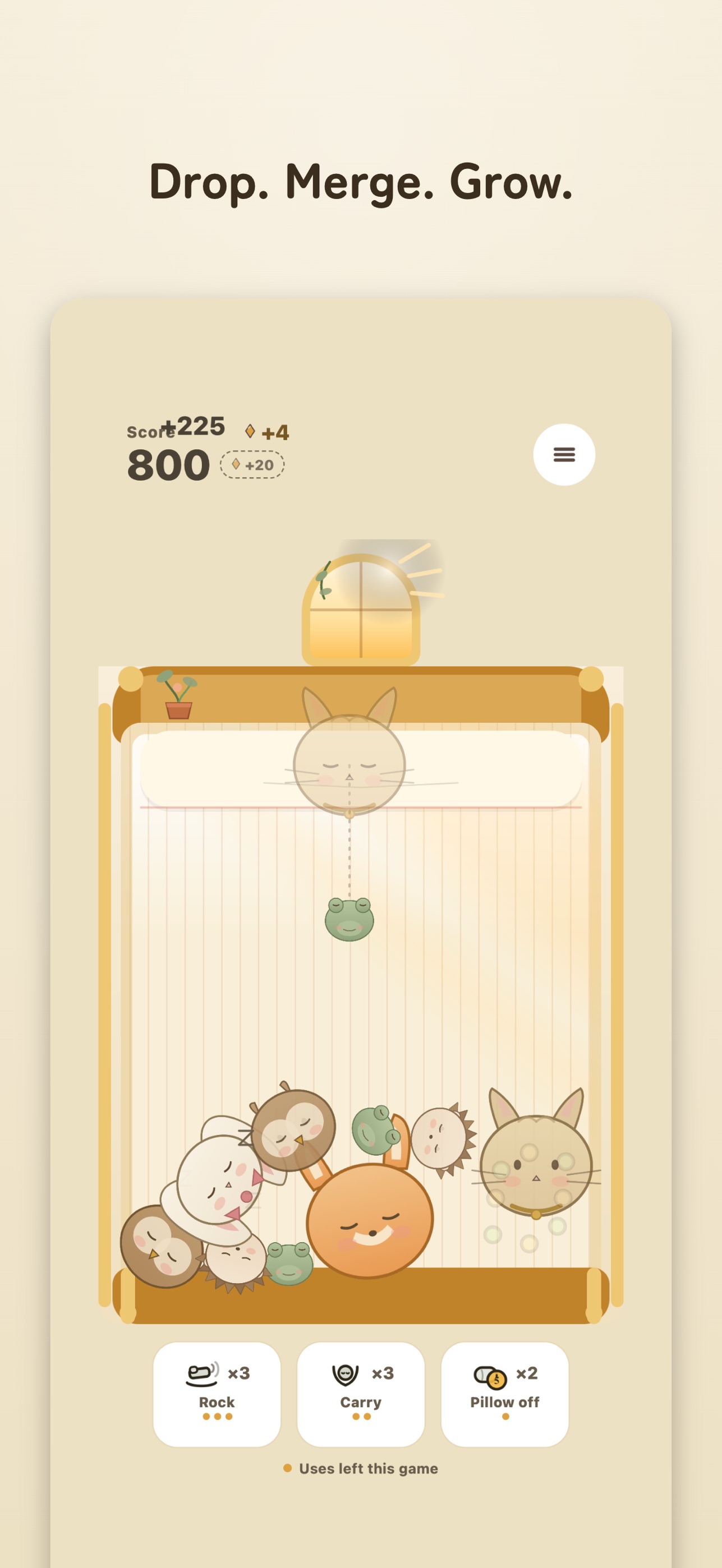 Screenshot 1 of Nap Pile: Sleepy Animal Merge
