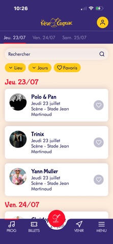 La Fête du Cognac 2026 iPhone screenshot 2