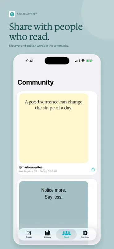 SocialNote Pro screenshot 4 of 5