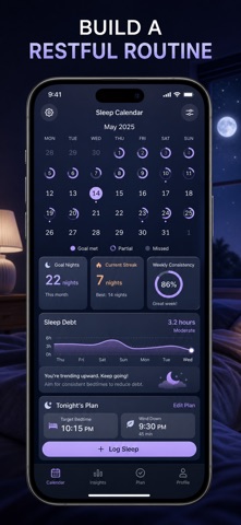 睡眠债追踪器·缺觉记录 screenshot