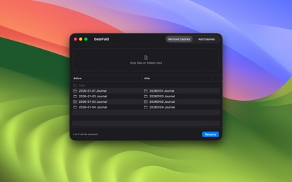 DateFold screenshot 1