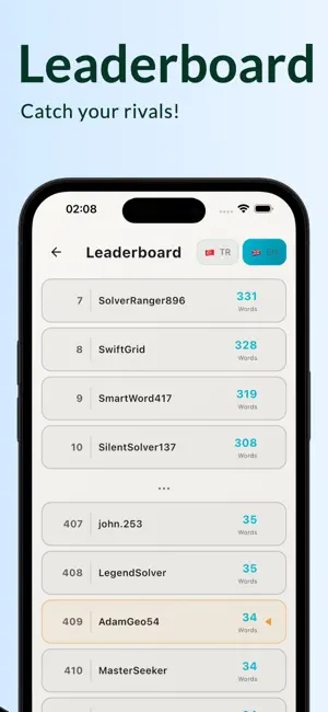Gridlex - Vocabulary Grid Game screenshot 4