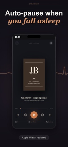 DreamRead: Audiobook Player iPhone screenshot