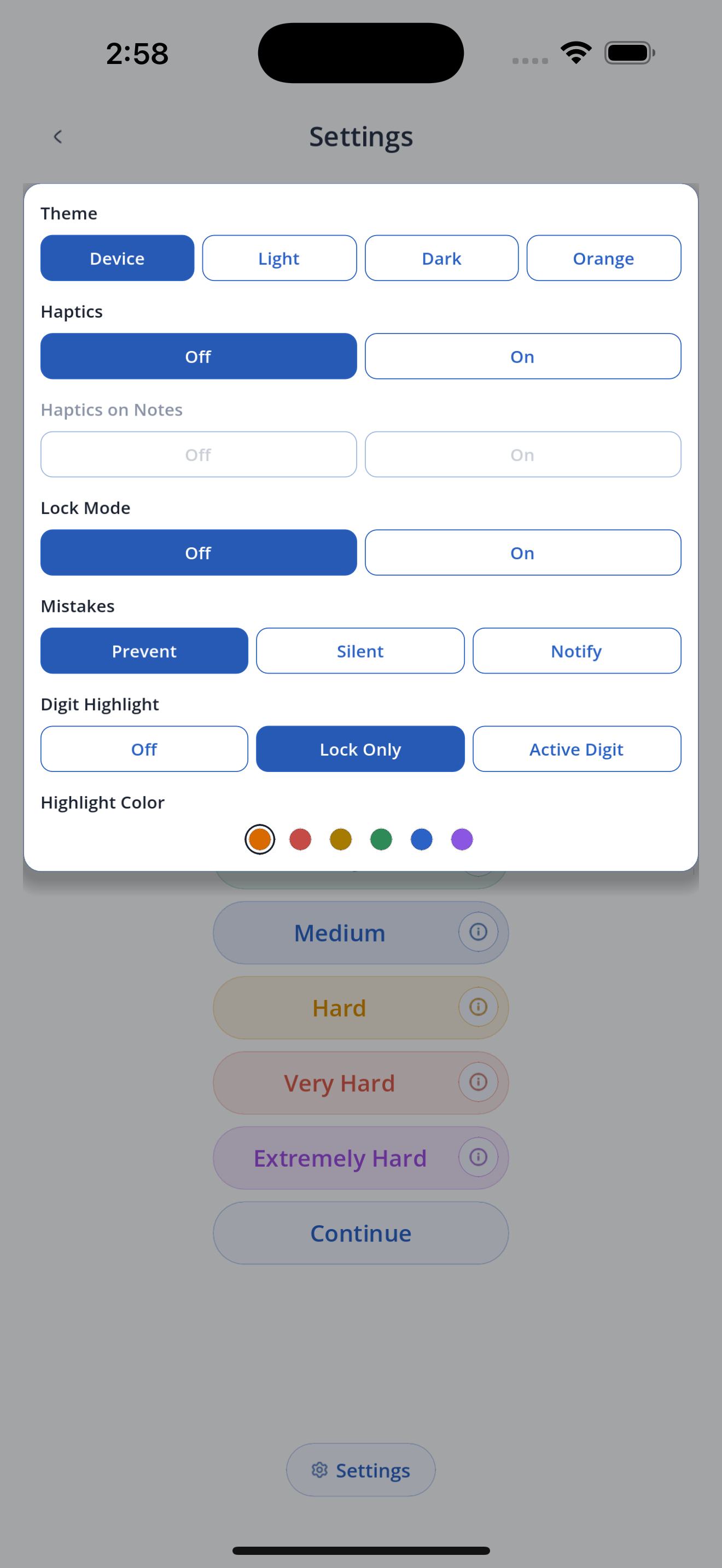 IOSudoku screenshot 3