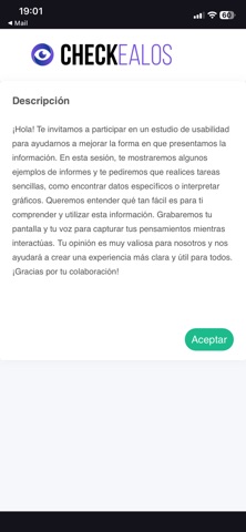 Checkealos Live iPhone screenshot
