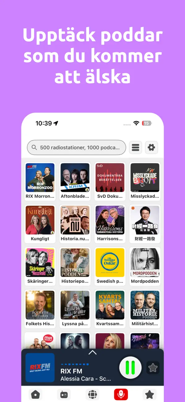 Screenshot #3 pour Radio Sverige FM / Webbradio