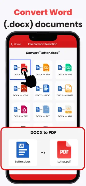 PDF Converter to WORD,JPEG,SVG screenshot 1